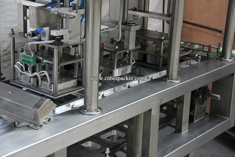 XBG-60V square cup fill and seal machine with vacuum