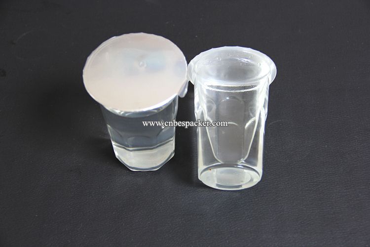 Automatic small cups mineral water cup filling and sealing machine