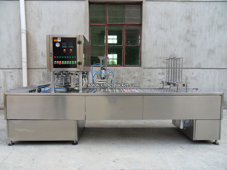 paper cup auto filling and sealing machine