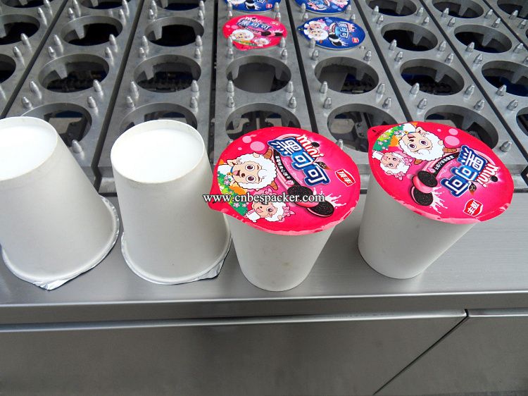 paper cup auto filling and sealing machine