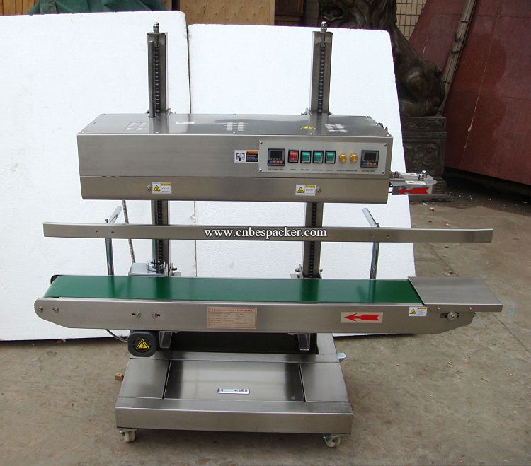 XK-1100V Vertical high speed heavy duty continuous band sealing machine