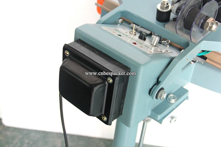 PFS-350 foot pedal bag sealing machine with coder