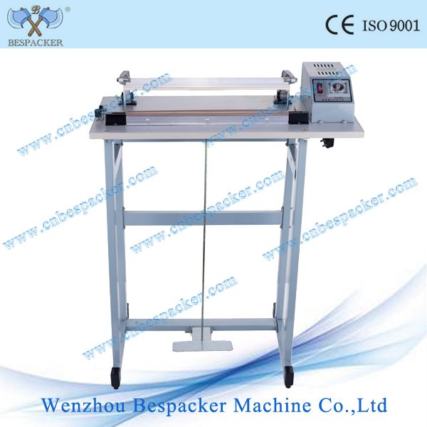 SF series foot operated sealing machine with cutter