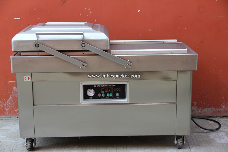 DZ-500/2SB factory price double chamber vacuum packing machine for meat food