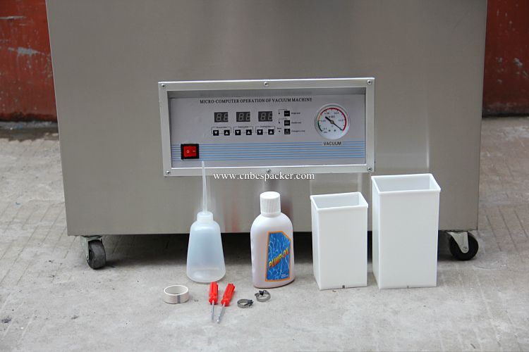 DZ-T600*2 brick shape double sealing vacuum packing machine for packing rice