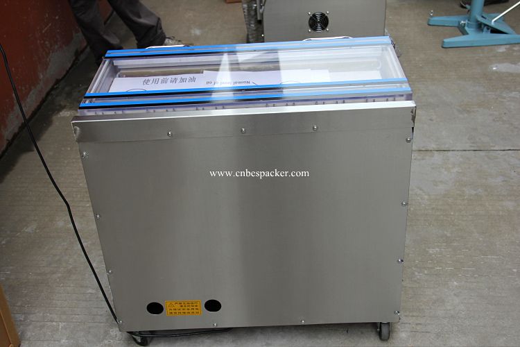 DZ-T600*2 brick shape double sealing vacuum packing machine for packing rice