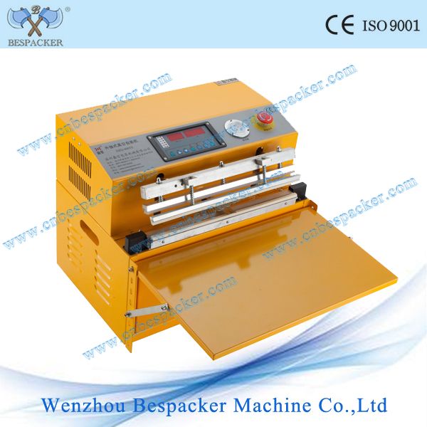 Price for DZQ-400TE external stand type industrial leaf vacuum packaging machine 