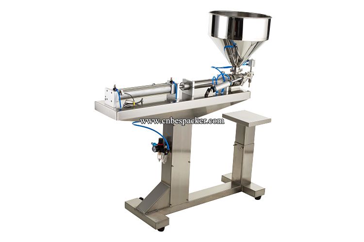 Semi automatic stand type with one filling nozzle milk bottle filling machine