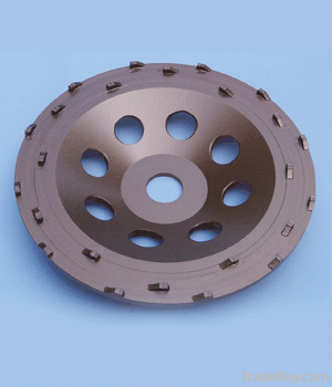 PCD diamond cup wheel with 22.23mm M14 5/8-7/8 center bore avaliable i
