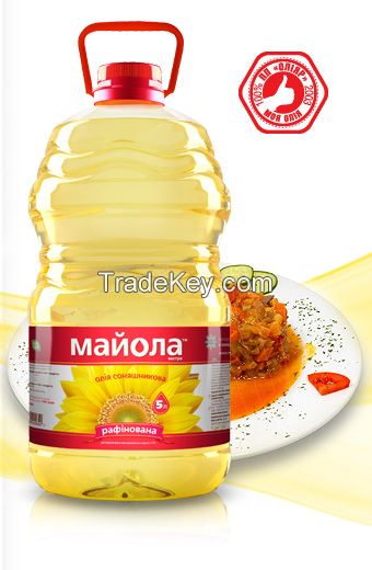 Refined deodorized winterized sunflower oil Majola