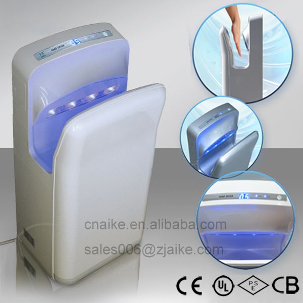 automatic sensor jet hand dryer, hand dryer for hotel, public toilet