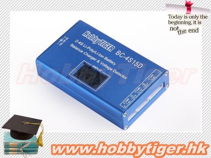 HobbyTiger BC-4S15D RC Balance Charger DC 12V 2000mAh OEM&amp;amp;ODM