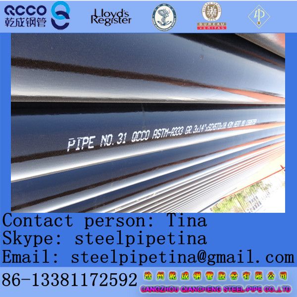 Sell alloy-steel tube ASTM A333 GR.3, seamless or welded