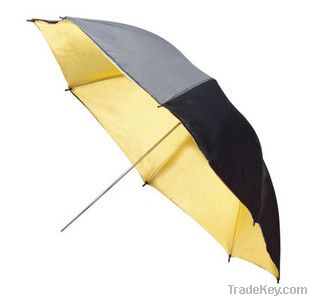 Golden Umbrella With Black Back Cover