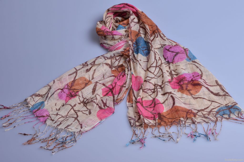 Fashion oblong printed scarf