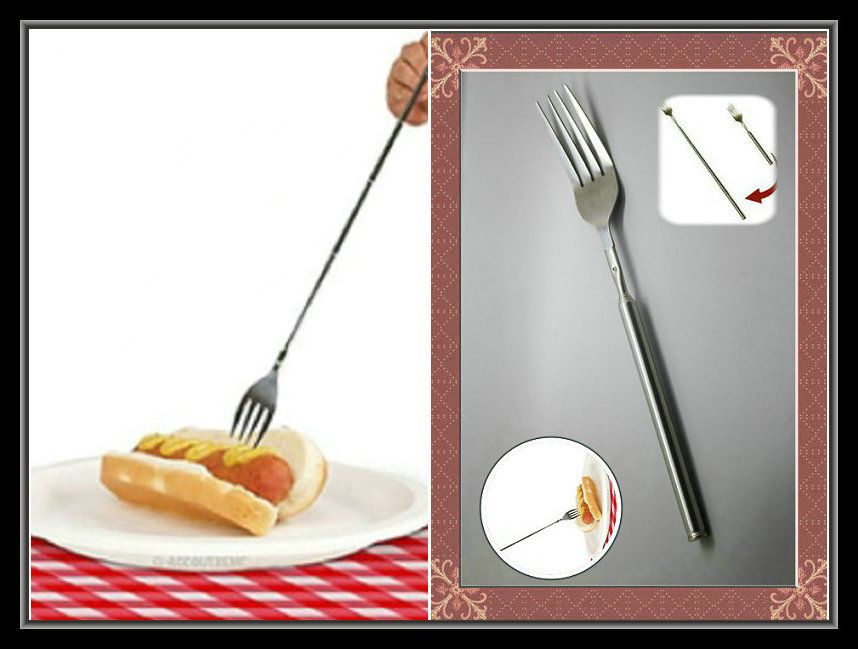 Gag gifts telescopic fork