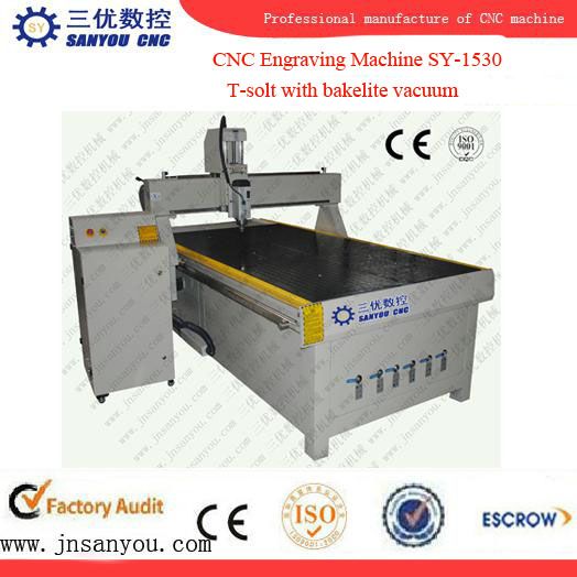 CNC Engraving Machine with Vacuum Table (SY-1530)