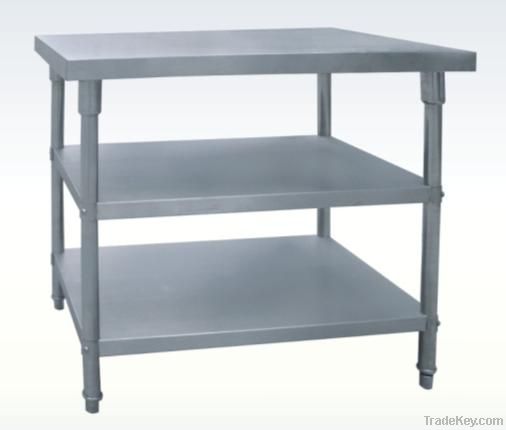 Kitchen stainless steel worktable