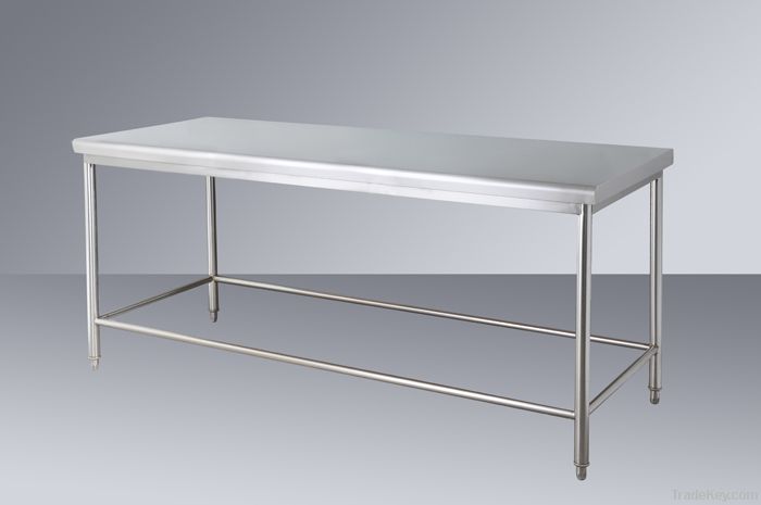 Kitchen stainless steel worktable