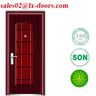 Entry steel security door design