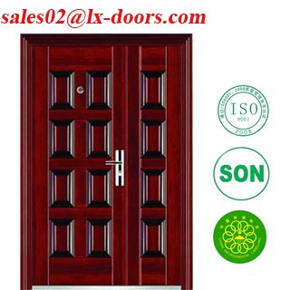 mother son steel security door design