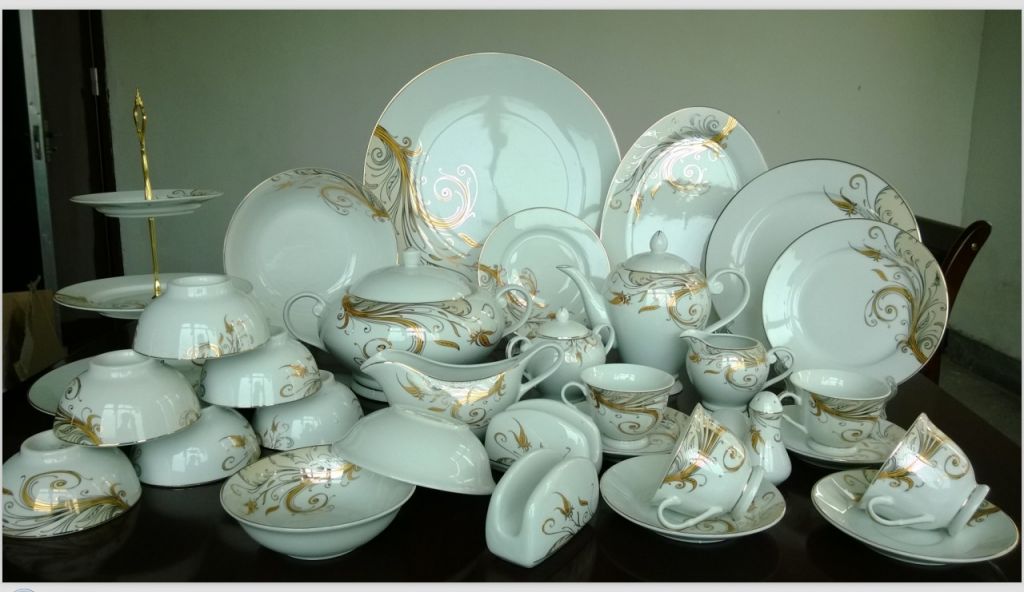 122pcs porcelain dinner set