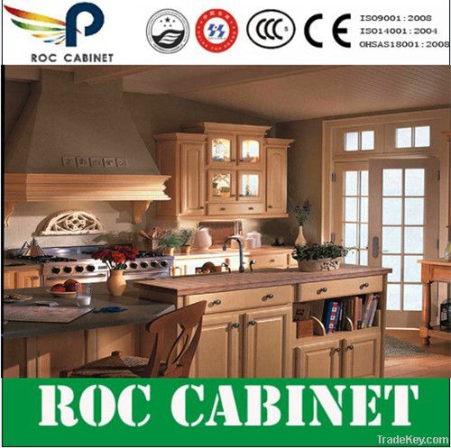 Roc morden custom solid wood kitchen cabinets from China