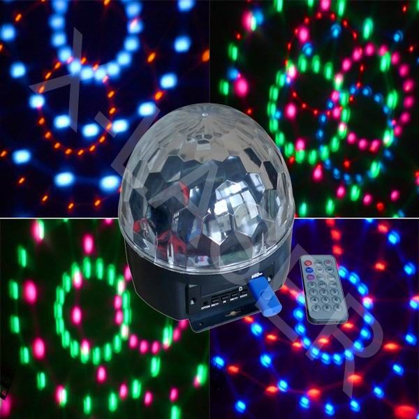 Professional LED Magic Crystal Disco effect Light, Karaoke Light Musical Crystal Ball