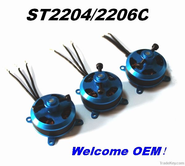 ST2204 rc brushless motor for rc airplane electric motor