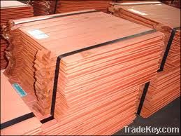 COPPER CATHODES 99.99% PURITY FOR SALE