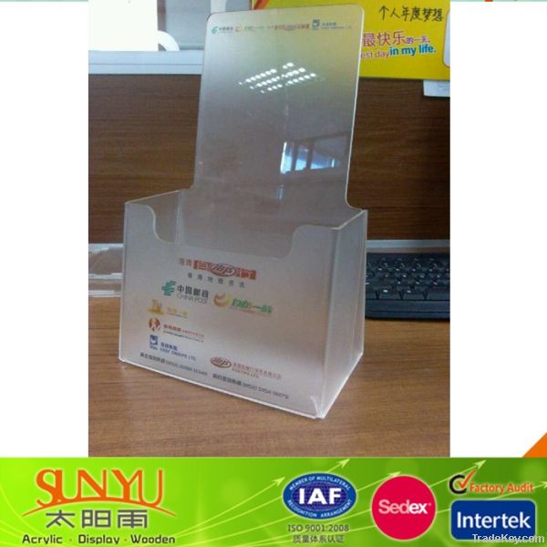 New acrylic brochure organizer brochure holder