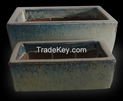 Rectangle Low Planter-Viet Nam Pottery