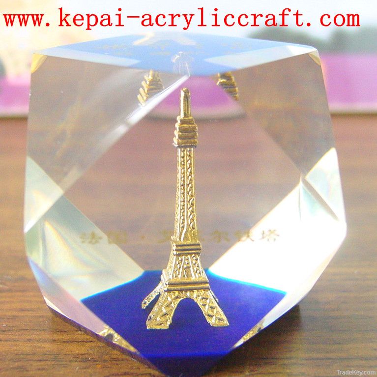 resin acrylic paperweight