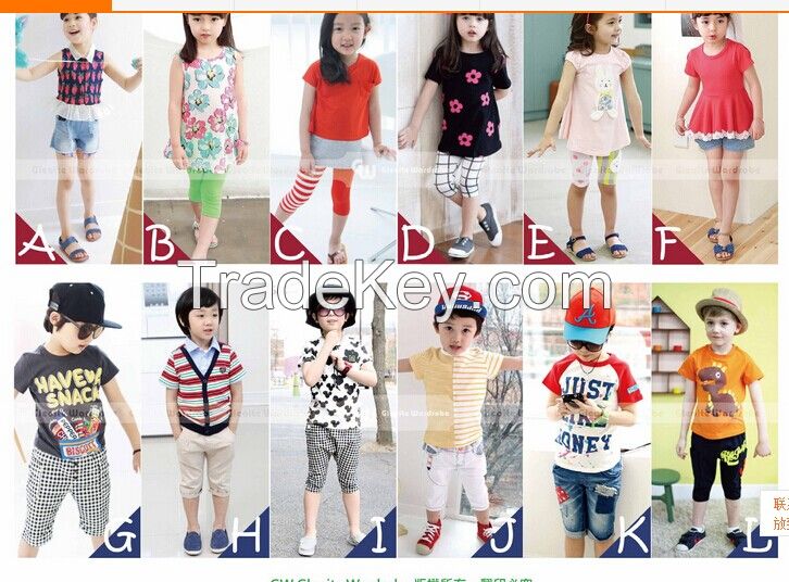 Supply Original  Band Orignal Quality   Baby Pajamas  2 To 8 Years  Gleoite Wardrobe  (gw105) Pajamas  