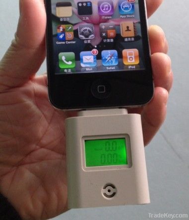 LCD Digital Breath Alcohol Tester for iphone4s/ipoad/ipod