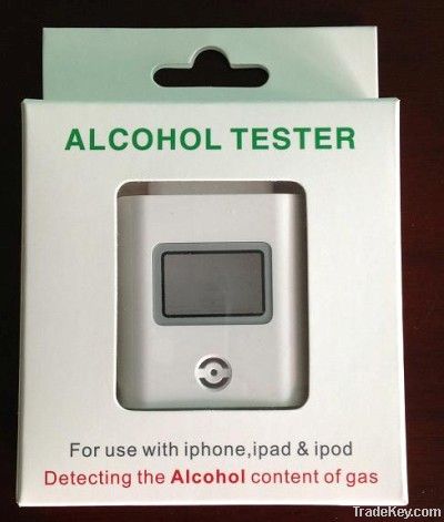 LCD Digital Breath Alcohol Tester for iphone4s/ipoad/ipod