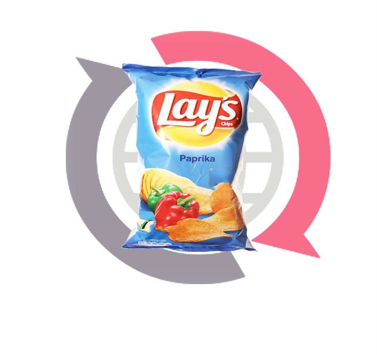 LAYS CHIPS PAPRIKA 140GR