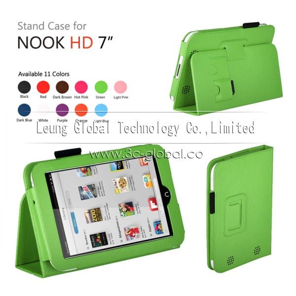 Leather case For NOOK HD 7 inch