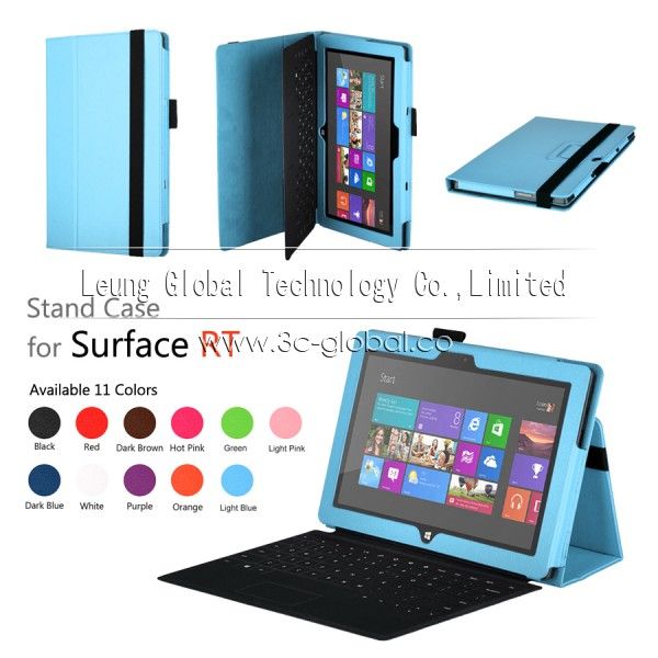 High quality Leather case for Microsoft Surface RT2