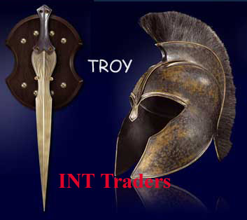 Troy Movies Sword, Helmet and Shield