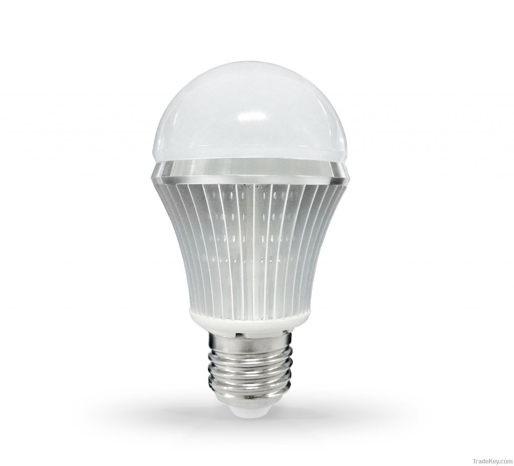 6W E27 LED bulb light, good heat dissipation