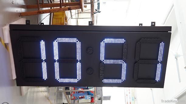 LED Clock & Temperature Sign