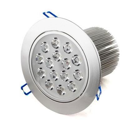 LED downlight lamp 15W LED spotlight Silver Aluminum material high power recessed downlight lighting
