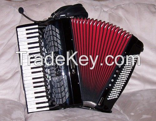 BUGARI ACCORDION Model 285 Silver Edition with LIMEX MIDI