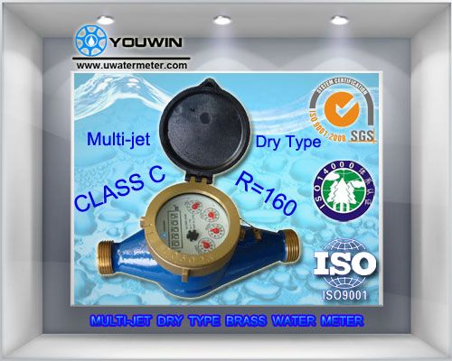 R160 Multi-jet Super Dry Type Cold Water Meter