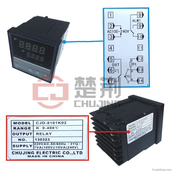 AC85~265V Multi-input Digital temperature controller meters CJ-8000