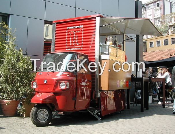 italian Retro  Cafe Ice Cream Tuktuk