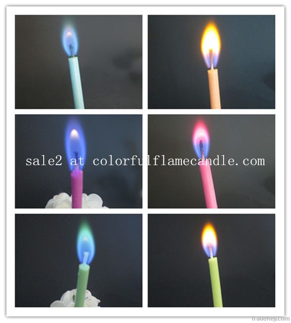 Hot sale product colored flame birthday candle