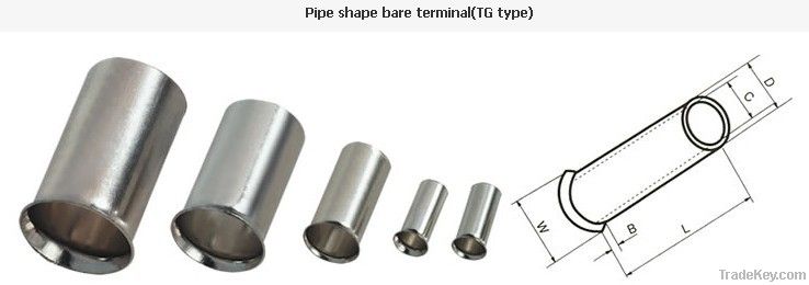 Pipe shape bare terminal(TG type)