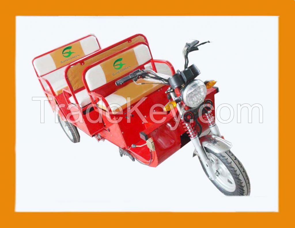 Chongqing Fuel Saving 50% Above Patented Product Hybrid Electricity-Oil Mixing Power Tricycle for Passengers Three Wheel Motorcycle